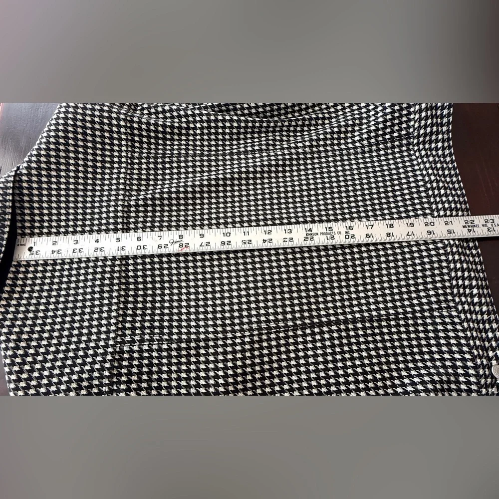 Country Wear Casuals vintage, pristine Houndstooth denim cut jacket size Large